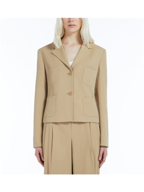 Max Mara Studio Cacao jacket Max Mara | 2426046121600.002